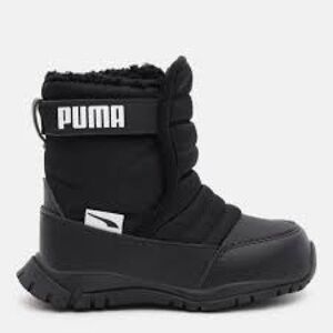 Puma Nieve Boot WTR AC Kids Pre School Athletic Sneaker Boot Black Shoe Trainers